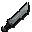 Off-hand steel ceremonial sword V