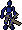 Blue marionette