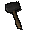 Rock carving hammer