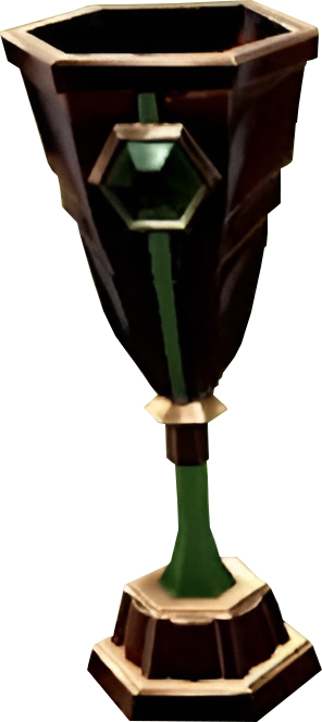 Equilibrium bronze trophy