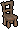 Crude wooden chair