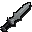 Off-hand steel ceremonial sword IV