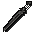 Off-hand iron abyssal sword