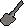 Metal spade (head)