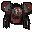 Augmented tectonic robe top (blood)(uncharged)