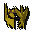 Gold athlete's hat