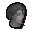 Infected zombie head