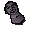 Incomplete obsidian idol