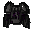 Augmented tectonic robe top (shadow)(uncharged)