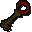 Bronze key red