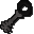 Steel key black