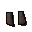 Rotten zombie feet