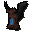 Sapphire demon statuette