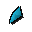 Prismatic crystal fragment