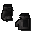 Dark gloves