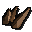Crystallised chocolate fragments