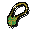 Shiny four-leaf clover necklace (empty)