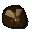 Hornless unicornfly in amber