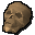 Clay skull