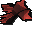 Red spiky vambraces
