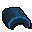 Blue crescent key