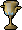 Gold speedrun trophy