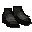 Iron armoured boots