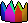 Rainbow partyhat