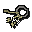 Treasure chest keyring