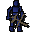 Blue marionette