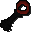 Black key red