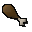 Cooked turkey drumstick
