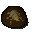 Pygmy giant scarab in amber