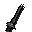 Off-hand fractite rapier