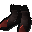 Red dragonhide boots