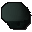 Dark green afro