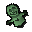 Incomplete jade idol