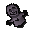 Incomplete obsidian idol