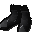 Black dragonhide boots