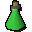 Vial of green liquid