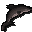 Burnt great white shark