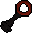 Black key red