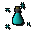 Filled enchanted "vacuum" vial