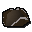 Brown tricorn hat