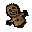 Incomplete bronze idol