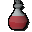 Bottle of crushed berries
