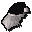 Black Santa hat with beard