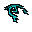 Crystal triskelion fragment 3