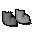 Ghostly jester boots