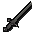 Detailed decorative sword